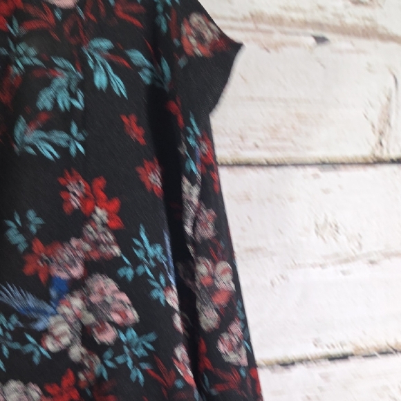 Free People Floral Print Women's Top XS - Picture 7 of 7